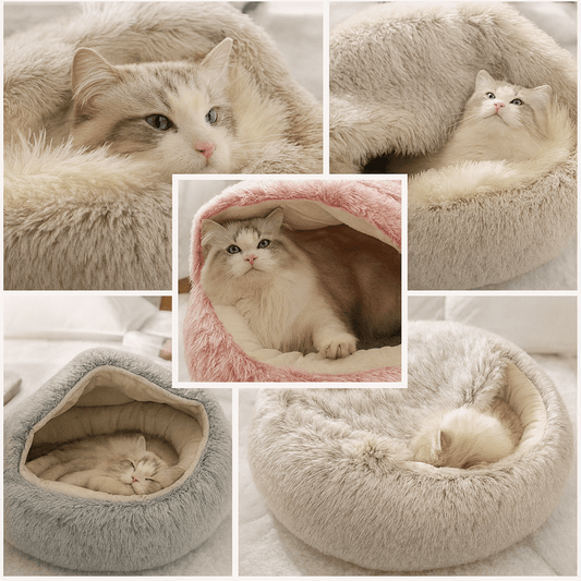 Lit soft pour chat 2 en 1
