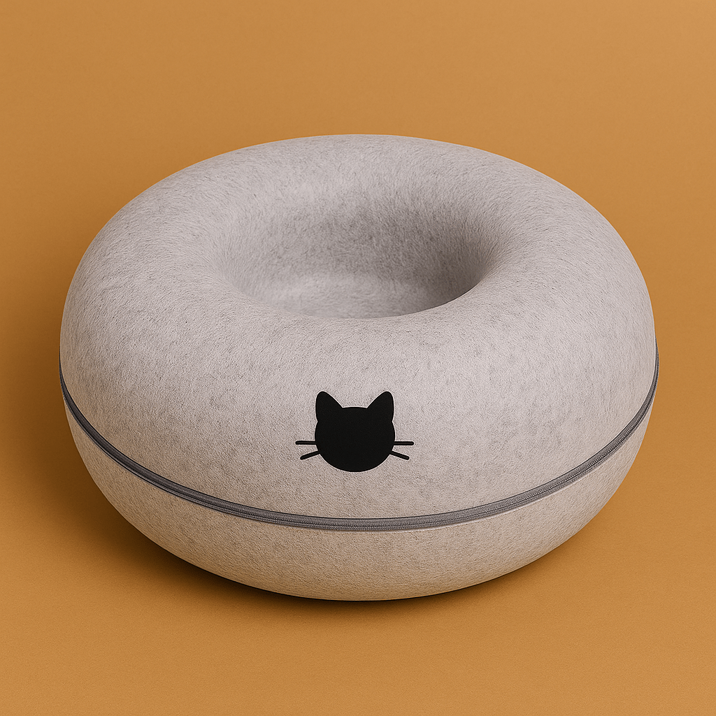 Lit & Grotte Donut pour chat